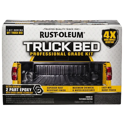 Professional Grade Textured Black Truck Bed Liner Kit 128 Oz