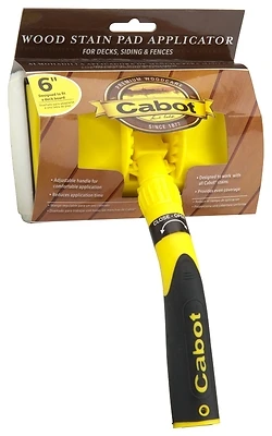 Cabot 140754610 Synthetic Fabric Pad Applicator, 6 In., Wood Stains
