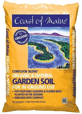Coast of Maine CO1000 Cobscook Blend Organic Garden Soil, 1 Cu. Ft.