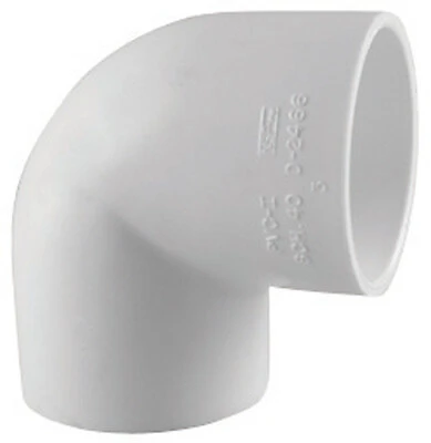 Schedule 40 PVC 90-Degree Pressure Elbow, 2-1/2 In.