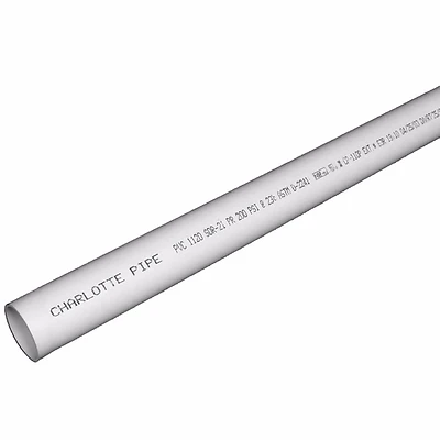 SDR 21 PVC Pressure Pipe, Plain End, 3/4 In. x 10 Ft.