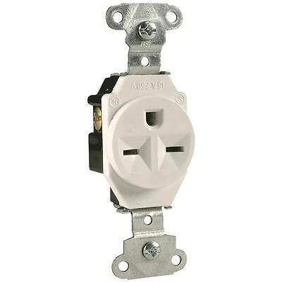 Pass & Seymour 15A Heavy-Duty Single Outlet