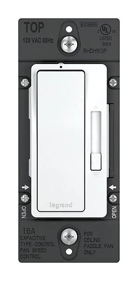 Pass & Seymour Radiant Harmony Fan Control Light, Almond