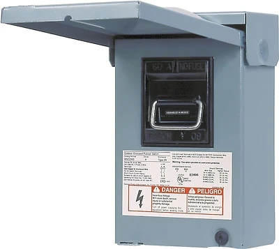 Siemens WN2060U AC Disconnect Switch, Non-Fused, 60-Amp, 240V