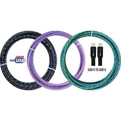 USB-C to USB-C Power Delivery Charging Cable, 10 Ft.