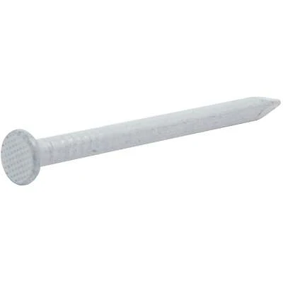 Grip-Rite 114ATRMW1 Aluminum Trim Nails, 1-1/4 In, 12.5 Ga, White, 1 Lb