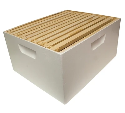 Harvest Lane Honey WWBCD-101 Deep Brood Box, Assembled, 10-Frame, White