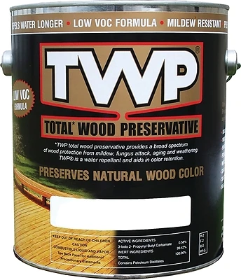 Exterior Wood Stain, Pecan, 1-Gallon