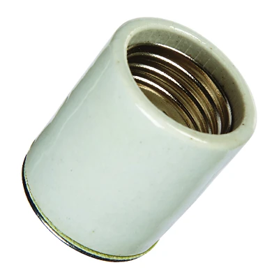 Jandorf 60582 Keyless Lamp Socket, Porcelain, E26 Base, 250-Volt, 660W