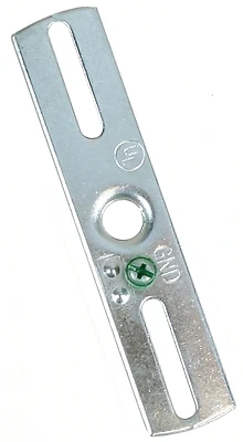 Jandorf 60204 Flat Crossbar, Zinc, 1/8 IP, 4-In.