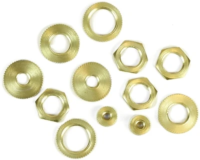 Jandorf 60168 Lock Nut Assortment, Solid Brass