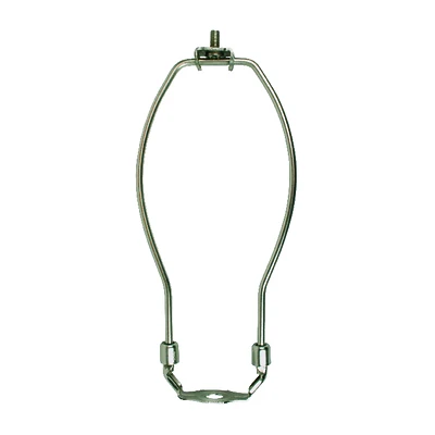 Jandorf 60124 Lamp Harp, Brushed Pewter, 8 In.