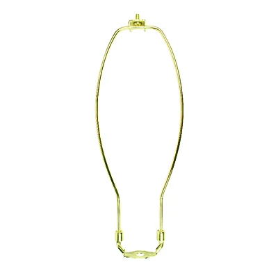 Jandorf 60123 Lamp Harp, Polished Brass, 12-In.