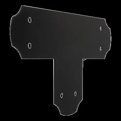 Hartley Collection Decorative T Strap, Black, 5 x 17-1/2 x 11-1/4 In.