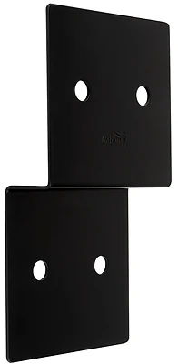 Indio Collection Decorative Joist Tie, Black, 1-3/4 x 5 x 9-3/4 In.