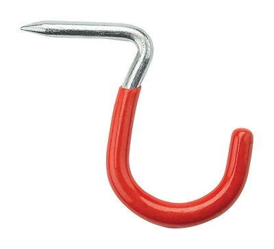 National Hardware N112-032 Storage Screw Hook, Hammer-In, 20 lb, Red, 1 In.