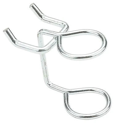 National Hardware N180-029 Pegboard Tool Holder, Steel, Zinc, 2-Pk.