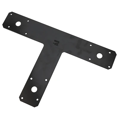 T-Plate, Black, 12 x 8 In.