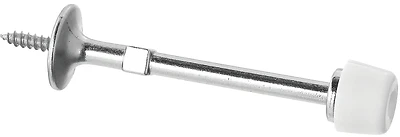 National Hardware N830-102 Door Stop, Rigid, Satin Nickel, 3 In.