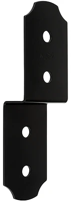 Hartley Collection Decorative Joist Tie, Black, 1-1/2 x 3 x 10 In.