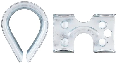 Rope Clamp Kit, 1/4 & 3/8 In.