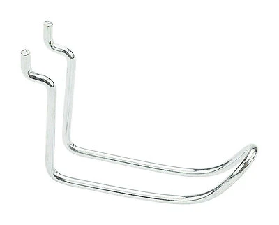 National Hardware N180-031 Pegboard Loop Hook, Zinc Plated, 3 In., 2 Pack