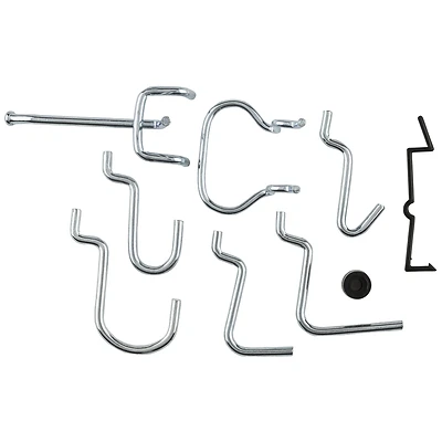 National Hardware N112-060 Peg Hook Assortment, 32-Pc., Zinc-Plated Steel