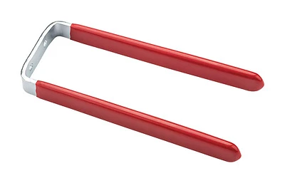 National Hardware N112-016 Tool Holder Hook, Red Vinyl-Coated, 10 Lb, 6 In.