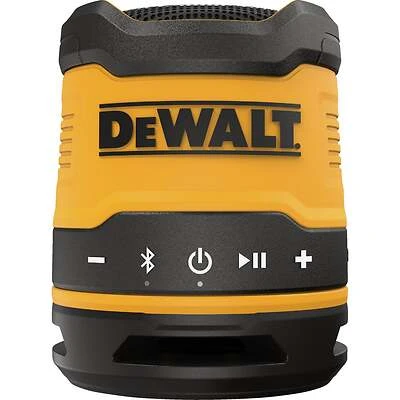 DeWalt DCR008 Bluetooth Jobsite Speaker, USB-C Rechargeable, IP67 Rated