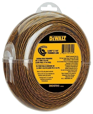 DeWalt DWO1DT915 Trimmer Line, 0.095 In. x 144 Ft.