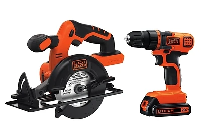 Black & Decker BD2KITCDDCS 20V Max Combo Kit, Circular Saw & Drill/Driver