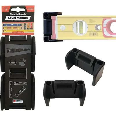 109910 Universal Level Mount, Black - Pack of 6