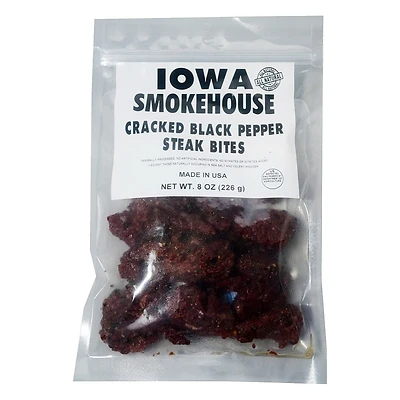 Steak Bites Cracked Black Pepper Jerky, 8-oz.