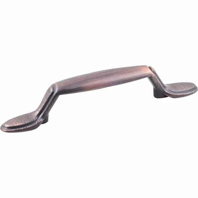 KasaWare K2363BORB-2 Cabinet Pull, Brushed Oil-Rubbed Bronze, 5 in L Handle, 15/16 in Projection, Zinc, 2/PK