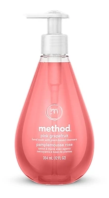 Method 00039 Gel Hand Wash, Pink Grapefruit, 12 Oz