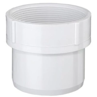 PVC Pipe Sewer & Drain Fitting Cleanout Body, 4 In.