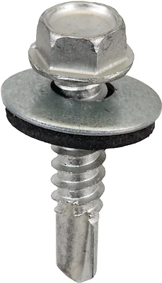 #12 X 1 In. Washered Self-drilling Framing Screw (250 Ct.) - Hex Head, Galvanized