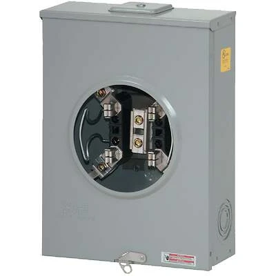 Meter Socket, Single Residential, Horn Bypass, 200A