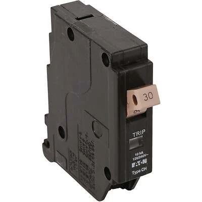 Eaton Cutler-Hammer CHF130CS Circuit Breaker, 30A, 1-Pole, 120/240V