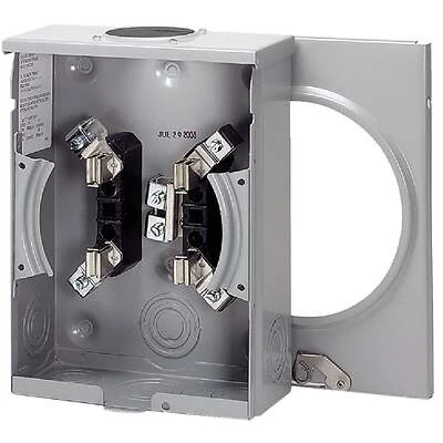 125a 600v 4-jaw Ringless Meter Socket For Overhead/underground Service