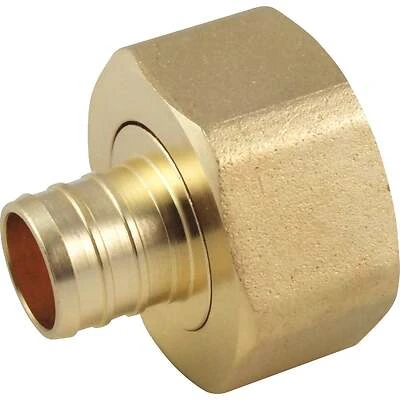 SharkBite UC529LFA PEX Pipe Swivel Adapter, 3/4 x 1 In. FNPT