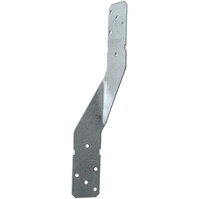 Hurricane Tie, ZMAX Coated, 18 Gauge, Galvanized Steel, 0.148 x 1-1/2 In.