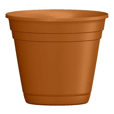 Riverland Planter With Saucer, Light Terra Cotta Resin, 16 Inch