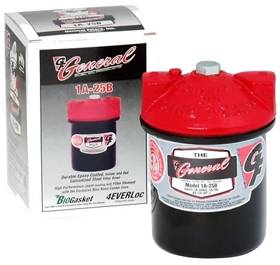 General Filters 1A-25B Oil Filter, 3/8 in NPT