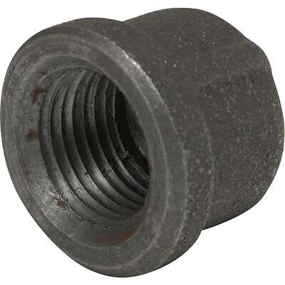 Black Pipe Cap, 1 In.