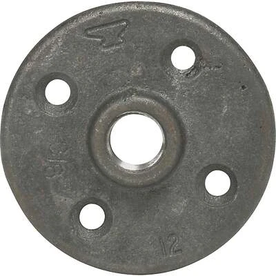 Black Pipe Floor Flange, 3/8 In.