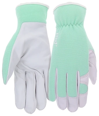 MUD MD72001MT-W-SM Women's Garden Gloves, Goatskin Leather, S/M, Mint