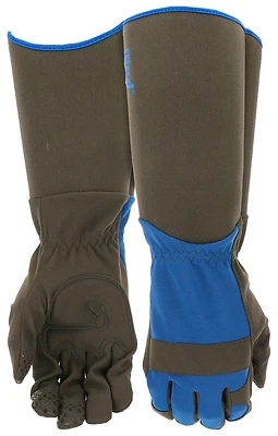 Mud MD53011BB Work Gloves, Men's Medium/Large, Synthetic Leather, Brilliant Blue