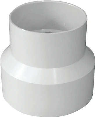 4 In. X 3 In. Pvc Sewer & Drain Coupling Hub X Hub, Model 414217bc