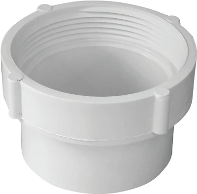 Genova 414236BC PVC Cleanout Body, 6 In., Spigot x FIP, SCH 40